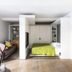 disposition des meubles dans un appartement d'une pièce options de photo