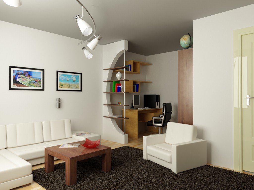 intérieur d'un appartement d'une pièce