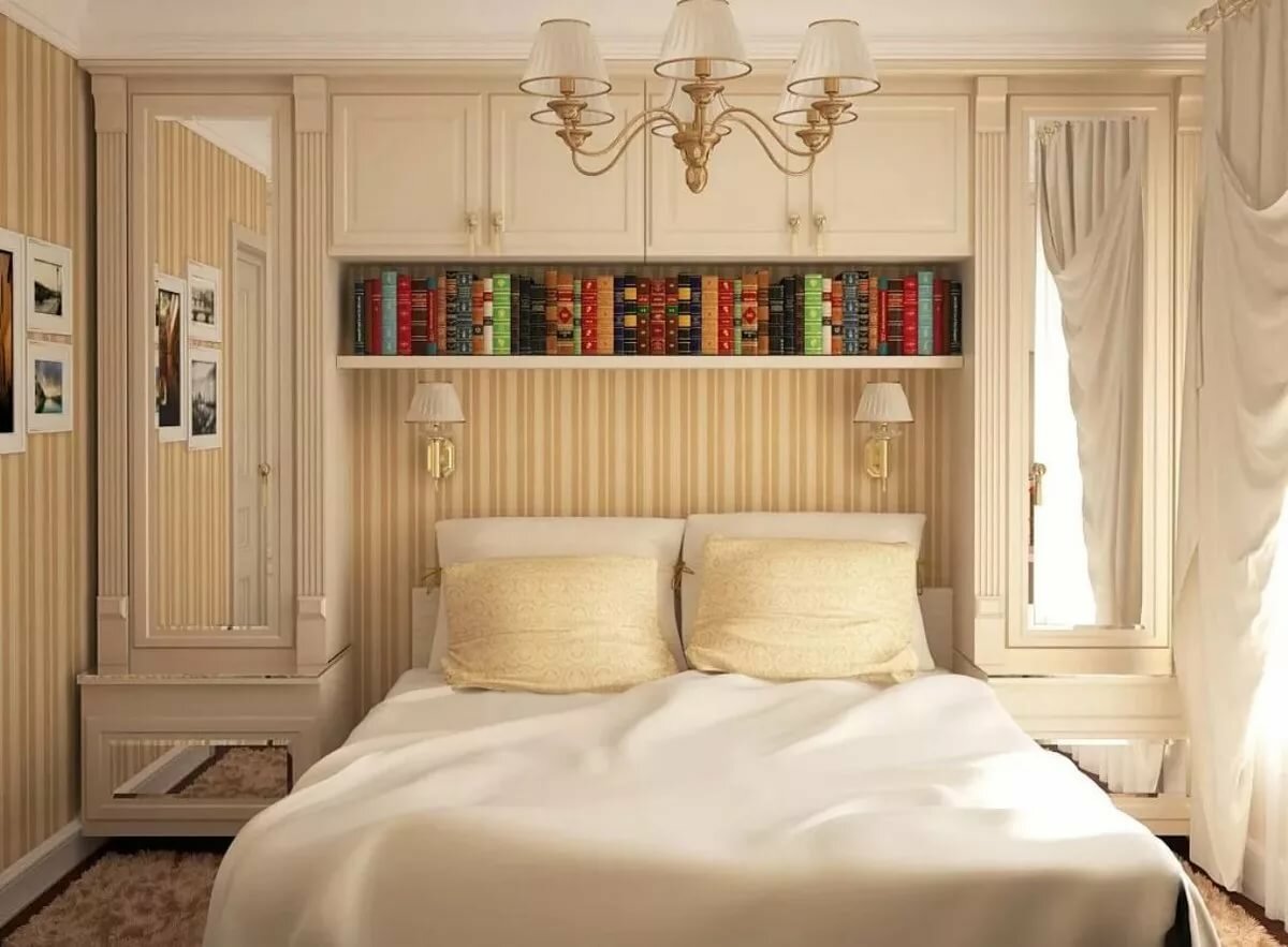 agencement des meubles dans les idées de design de la chambre