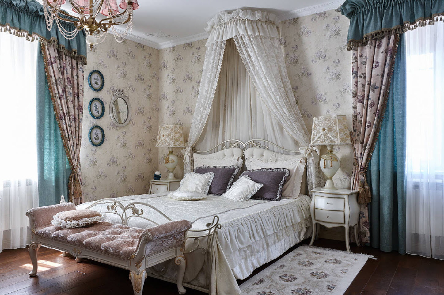 disposition des meubles dans la chambre Provence
