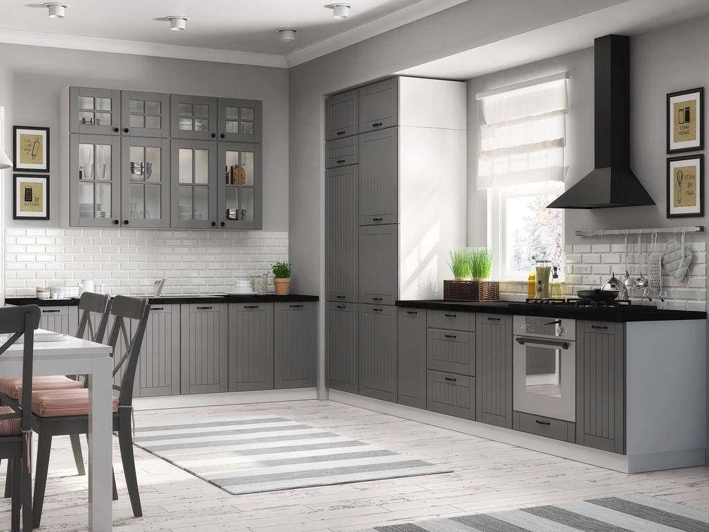 meubles en bois gris