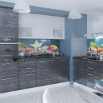cozinha cinza escuro
