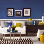 couleurs à l'intérieur bleu