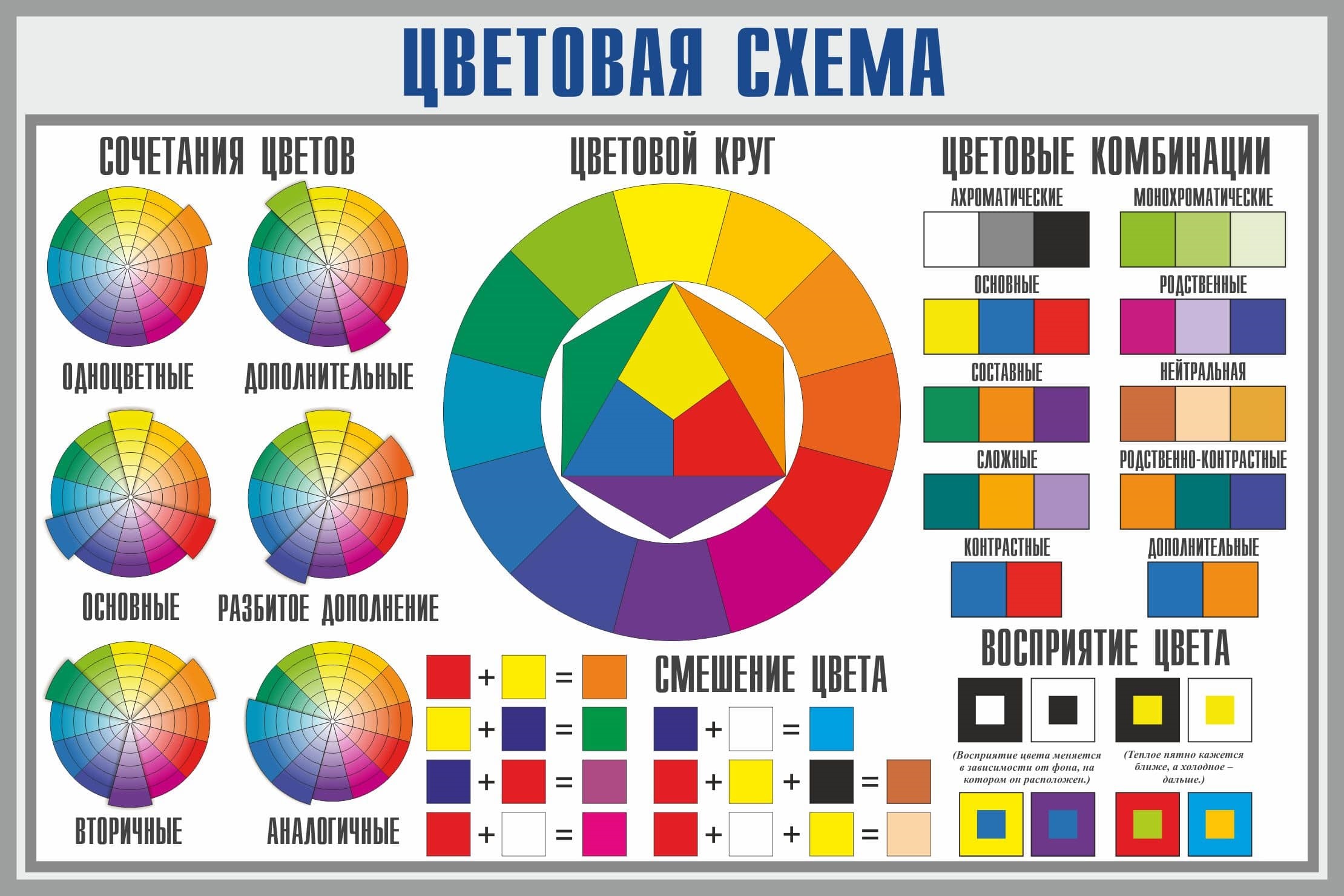 options de combinaisons de couleurs
