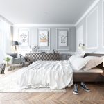 couleurs dans la chambre grise intérieure