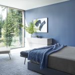 couleurs à l'intérieur bleu et gris