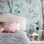 couleurs dans la chambre fleurie intérieure