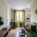 couleurs à l'intérieur des rideaux verts