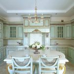 modern kitchen set