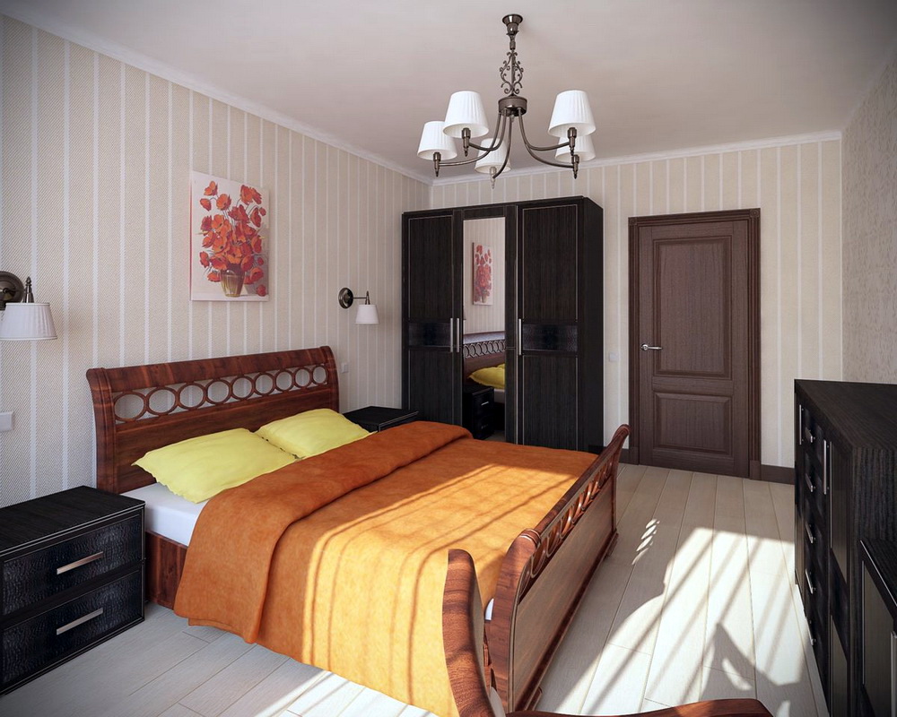 disposition des meubles dans la décoration photo de la chambre