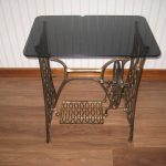 table en verre