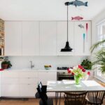 mesa e cadeiras para pequenas ideias de interiores de cozinha