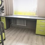 window sill-table gray with yellow