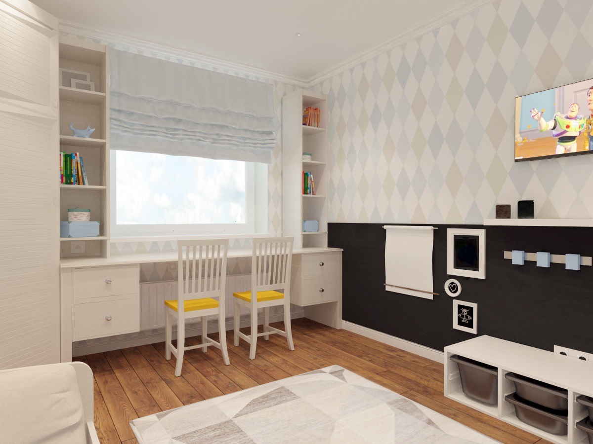 table pour deux enfants