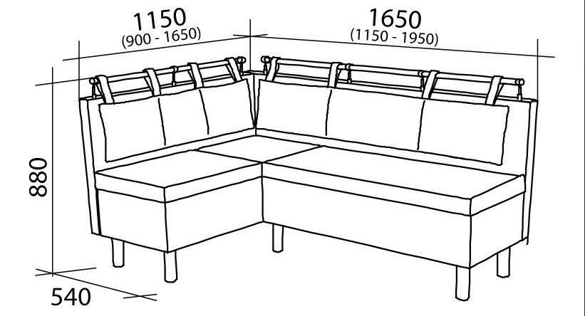 schéma de la kitchenette