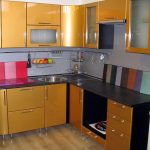 meuble lavabo jaune