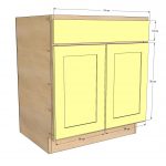schéma d'armoire de cuisine