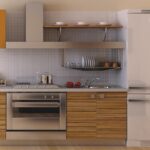 idées de décoration d'armoires d'évier de cuisine