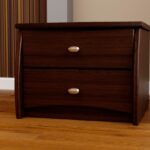 table de chevet marron basse