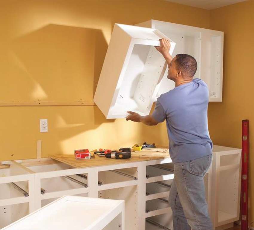 installation d'armoires