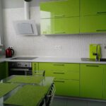 green kitchen lime