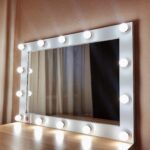 conception de photo miroir rétro-éclairé