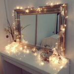 décor photo miroir rétro-éclairé
