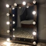 décor photo miroir rétro-éclairé