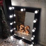 décoration photo miroir rétro-éclairé