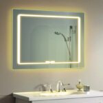 photo d'examen de miroir illuminé