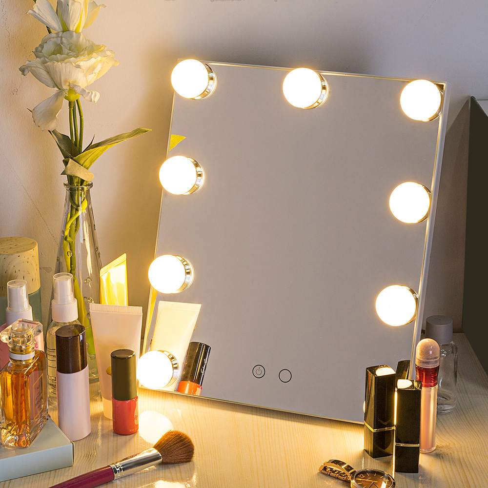 idées de photo miroir rétro-éclairé