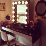 vues de photo miroir rétro-éclairé