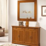 miroir dans le couloir avec une bordure