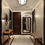 miroir sur le côté de la porte