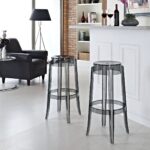 tabouret de bar en verre