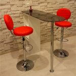 chaise ronde rouge ba