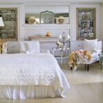 camera da letto bianca in stile boho