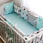 parachoques para la cama con estrellas