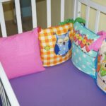 parachoques para la cama con un búho