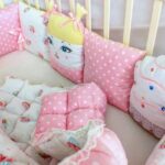 parachoques de cama con ojos