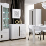 credenza da cucina high-tech bianca
