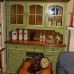 credenza da cucina verde