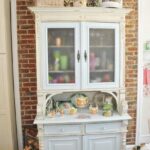 credenza cucina con vetro satinato