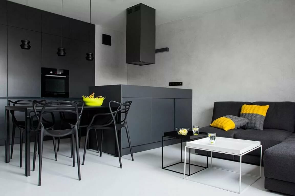design di mobili neri