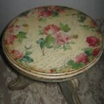 rosace de table de découpage