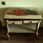 fleurs de table de découpage