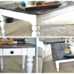 table de découpage blanc