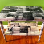 table de découpage gris