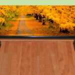 table de découpage automne