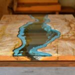 verre de table de découpage